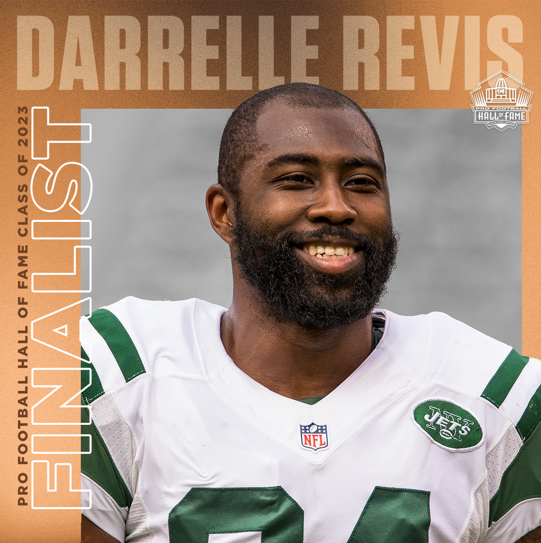 ProFootballHOF's tweet photo. Introducing as a Finalist for the Hall's Class of 2023, @Revis24! https://t.co/b19z9IWpP5