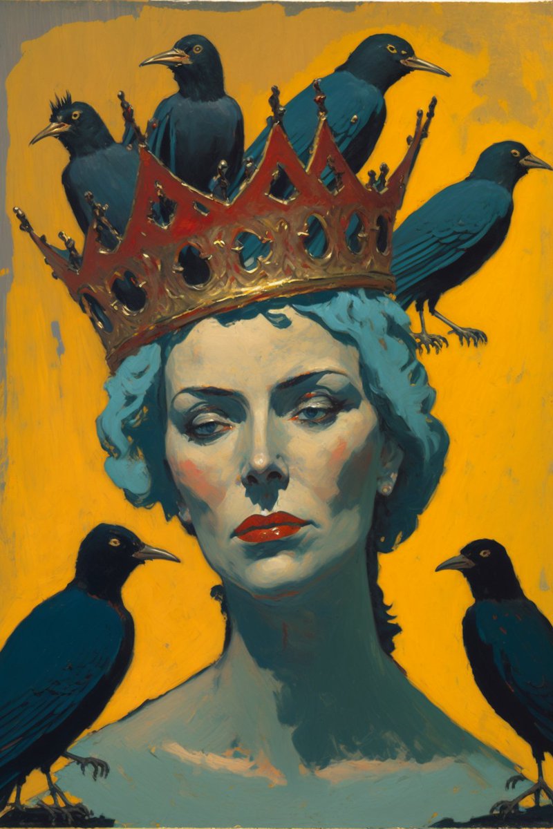 weird_momma_x's tweet photo. I really need to get back to painting for real. Not that I was very good lol but it's satisfying. But for now, I was trying for a more Post-impressionist look 💁♀️
#crowqueen #aiartcommunity #aiart #midjourney #aiia https://t.co/7xCf3tG8Oj