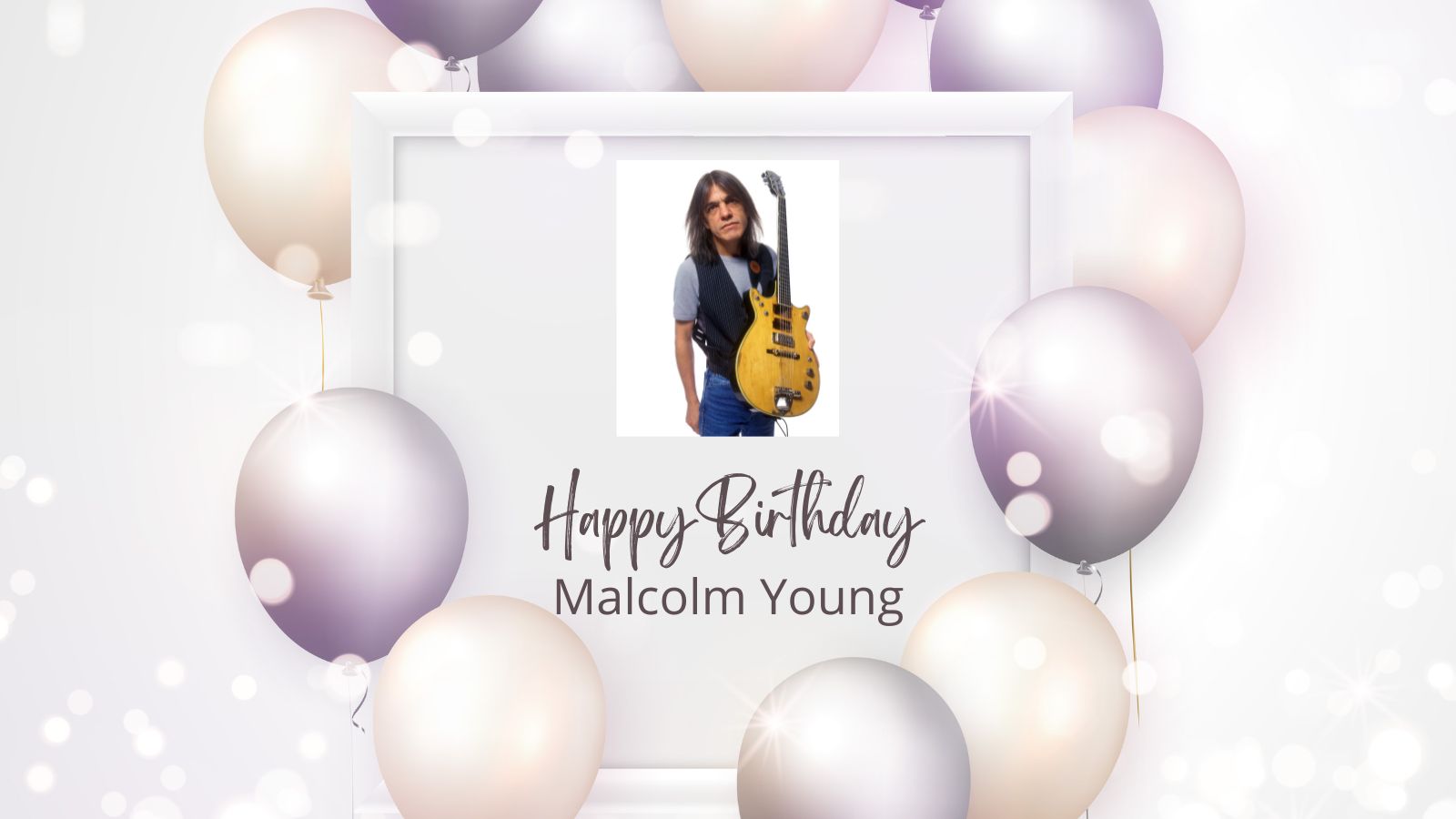 Happy birthday to AC/DC legend, Malcolm Young!   