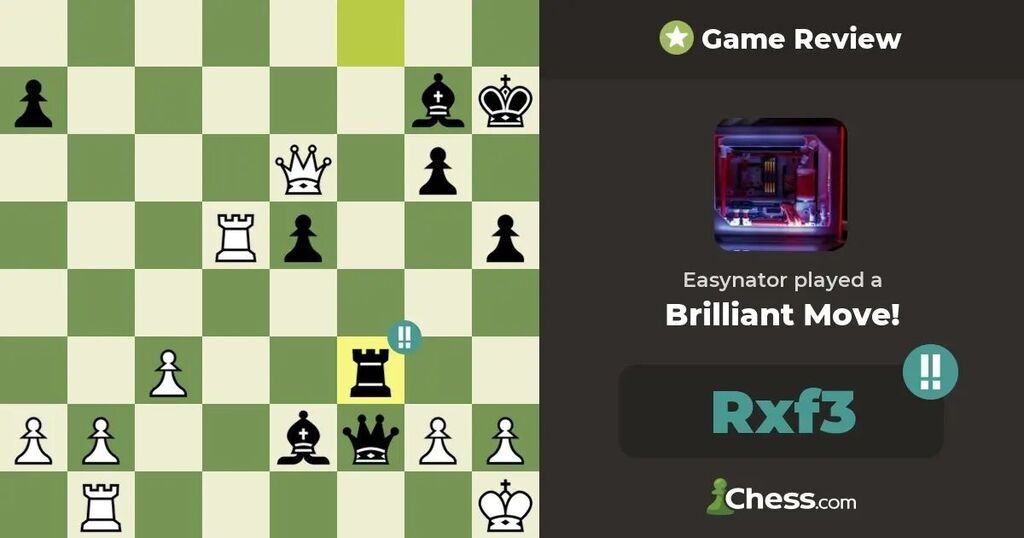 maximenb's tweet photo. Loving it when it happens #chess #brilliantmove https://t.co/ieVQphtkXM