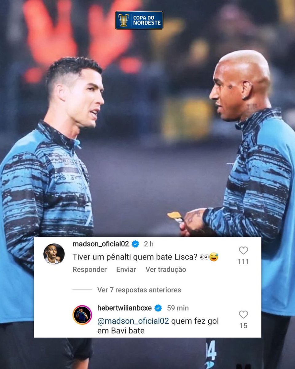 Um jogou Lampions e outro a Champions. É claro que Talisca tem GRANDE vantagem sobre CR7! 😅⚽