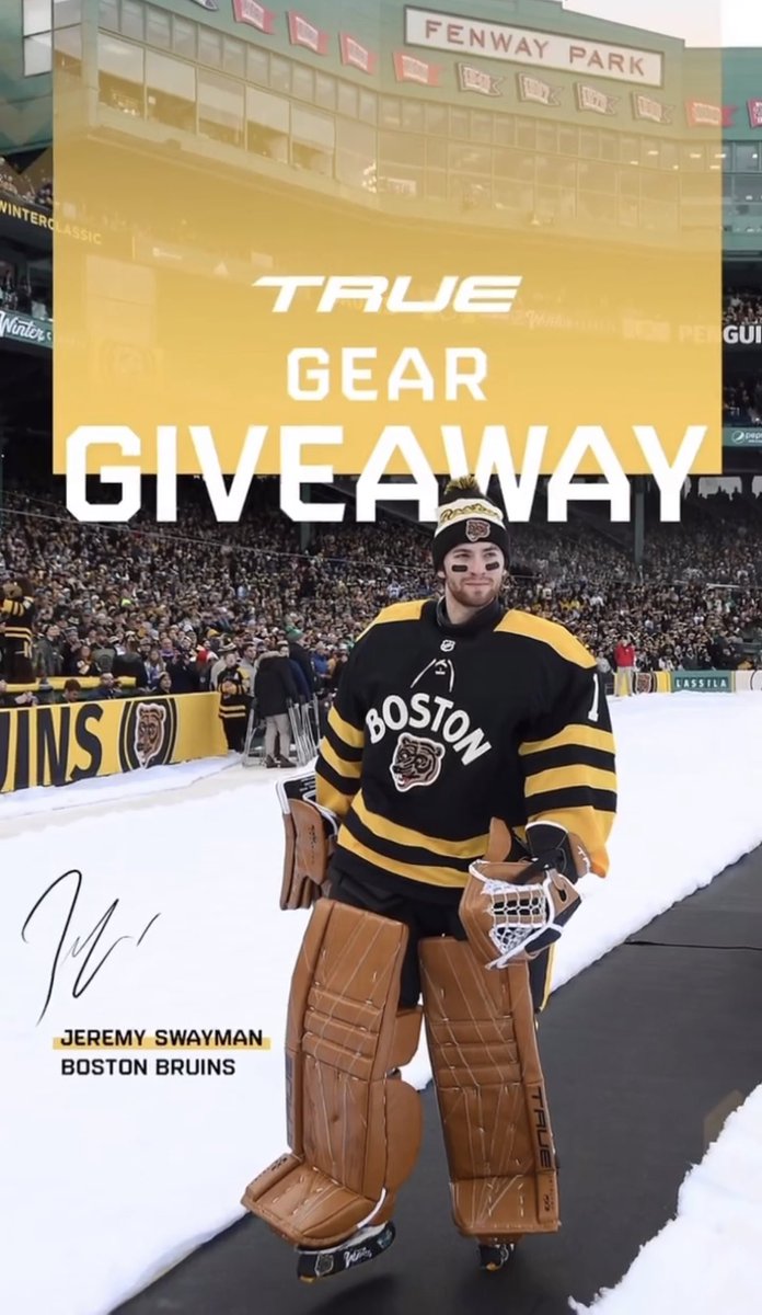 truetemperhcky's tweet image. We’ve teamed up with @jswayman1  for the ultimate CLASSIC giveaway🚨🔥

Enter for a chance to win Swayman’s Winter Classic game used, autographed Catalyst PX3 pads, blocker &amp;amp; catcher!!

To enter to win Sway’s gear:
1️⃣ Like &amp;amp; Retweet this tweet
2️⃣ Tag 2 buddies below