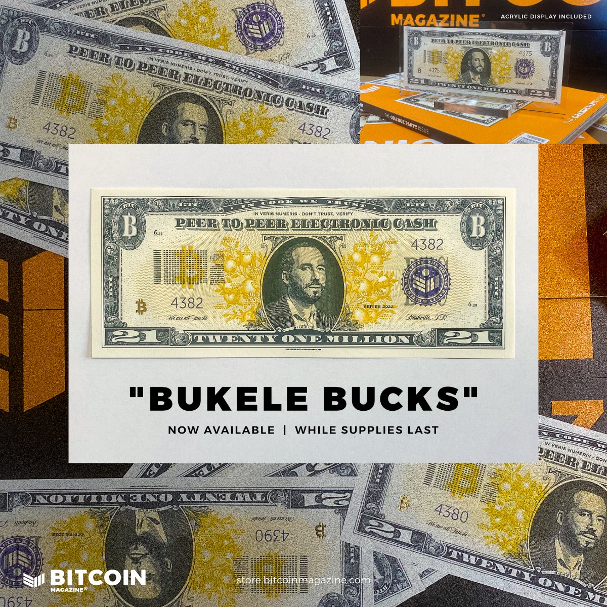 JMilei #Bitcoin ₿ukele ₿ucks 👏 Limited quantity, get yours while supplies  last! 🇸🇻👉 https://t.co/5Qr3oW9pDj