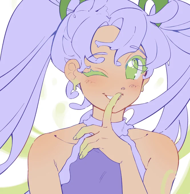 A little wip of a new headshot piece  