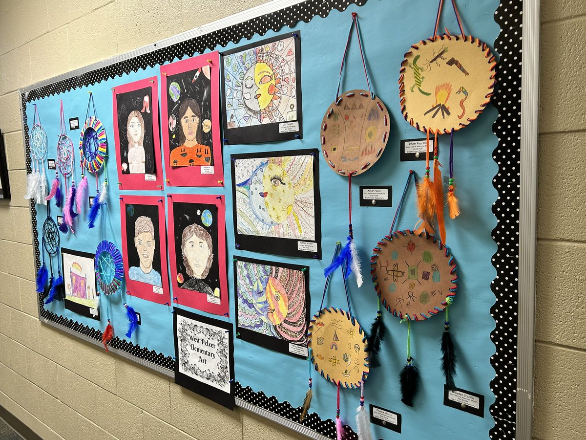 ASD_1Excellence's tweet photo. Artwork created by Mr. Beach’s talented students at @WPES_elem is now on display at our district office! #A1Excellence #ElevateA1 #Choosethe1 https://t.co/VO5LdeKJKL