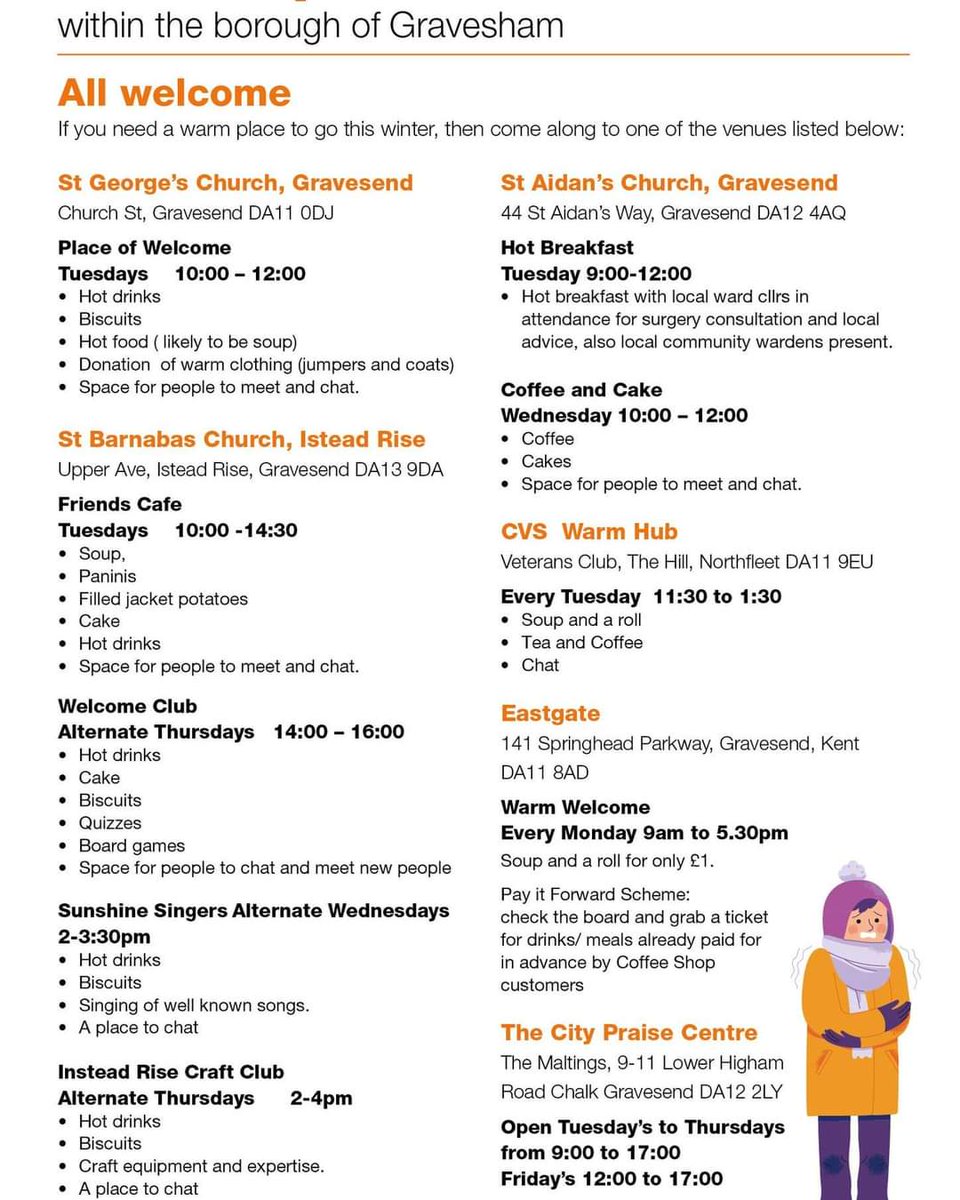 This starts Tuesday 10th as per details below. All free. Local councillors and community wardens will pop in, too for advice and to hear of issues and concerns. <a href="/graveshambc/">Gravesham Council</a> @GrandGravesend <a href="/SeeOfRochester/">@SeeOfRochester</a>