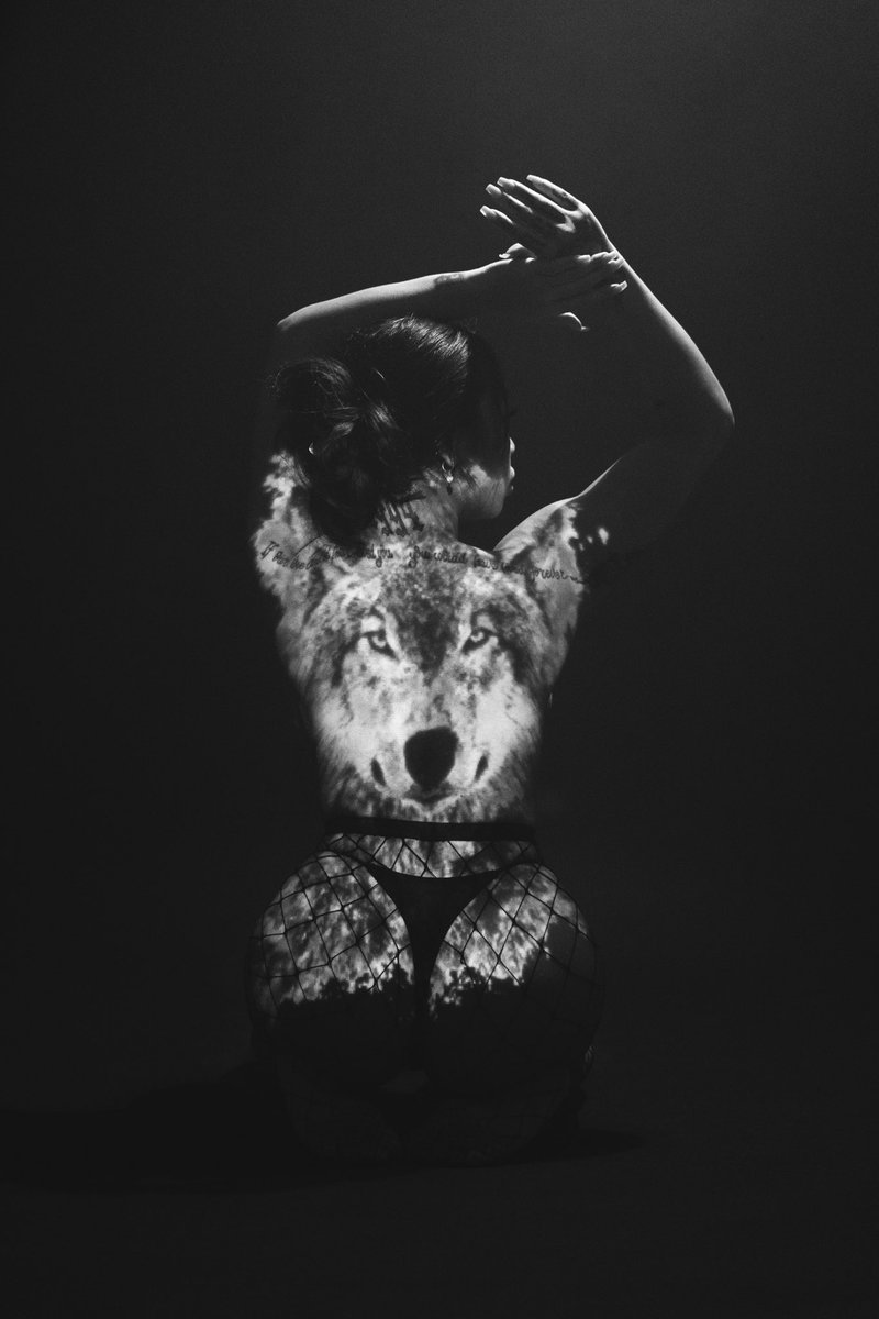 Not all wolves run in packs 
Some wolves are leaders
And they lead their own path
Then a pack follows

Creative Concept &amp; Photographer: Clay Frapwell
Creative Model <a href="/salenarosa/">Salena</a> IG: salenarosaa