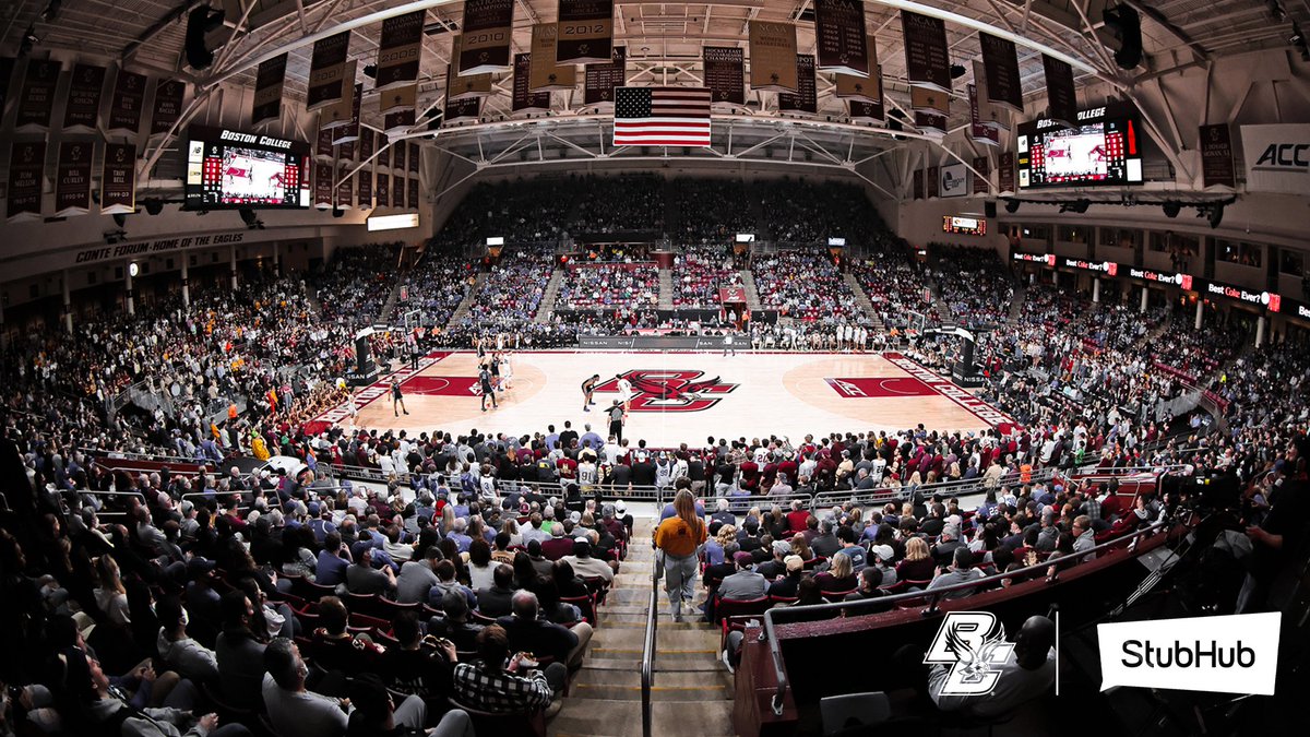 Boston College Eagles (@bceagles) on Twitter photo Want to score tickets to see <a href="/BCMBB/">BC Men's Basketball</a> take on Duke this Saturday at Conte Forum?
<a href="/StubHub/">StubHub</a> has you covered!
1. Follow <a href="/BCEagles/">Boston College Eagles</a> on Twitter
2. Like or RT This Tweet
3. Tag Your Plus One
Winner will be announced on Friday!
#ForBoston 🦅 Want to score tickets to see <a href="/BCMBB/">BC Men's Basketball</a> take on Duke this Saturday at Conte Forum?
<a href="/StubHub/">StubHub</a> has you covered!
1. Follow <a href="/BCEagles/">Boston College Eagles</a> on Twitter
2. Like or RT This Tweet
3. Tag Your Plus One
Winner will be announced on Friday!
#ForBoston 🦅