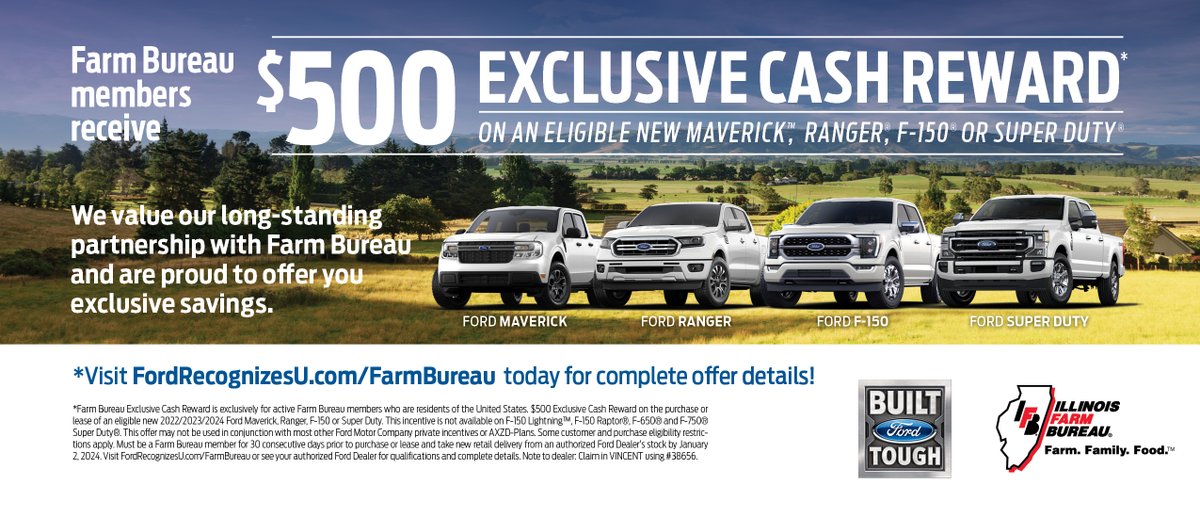 Ford Maverick Farm Bureau Discount