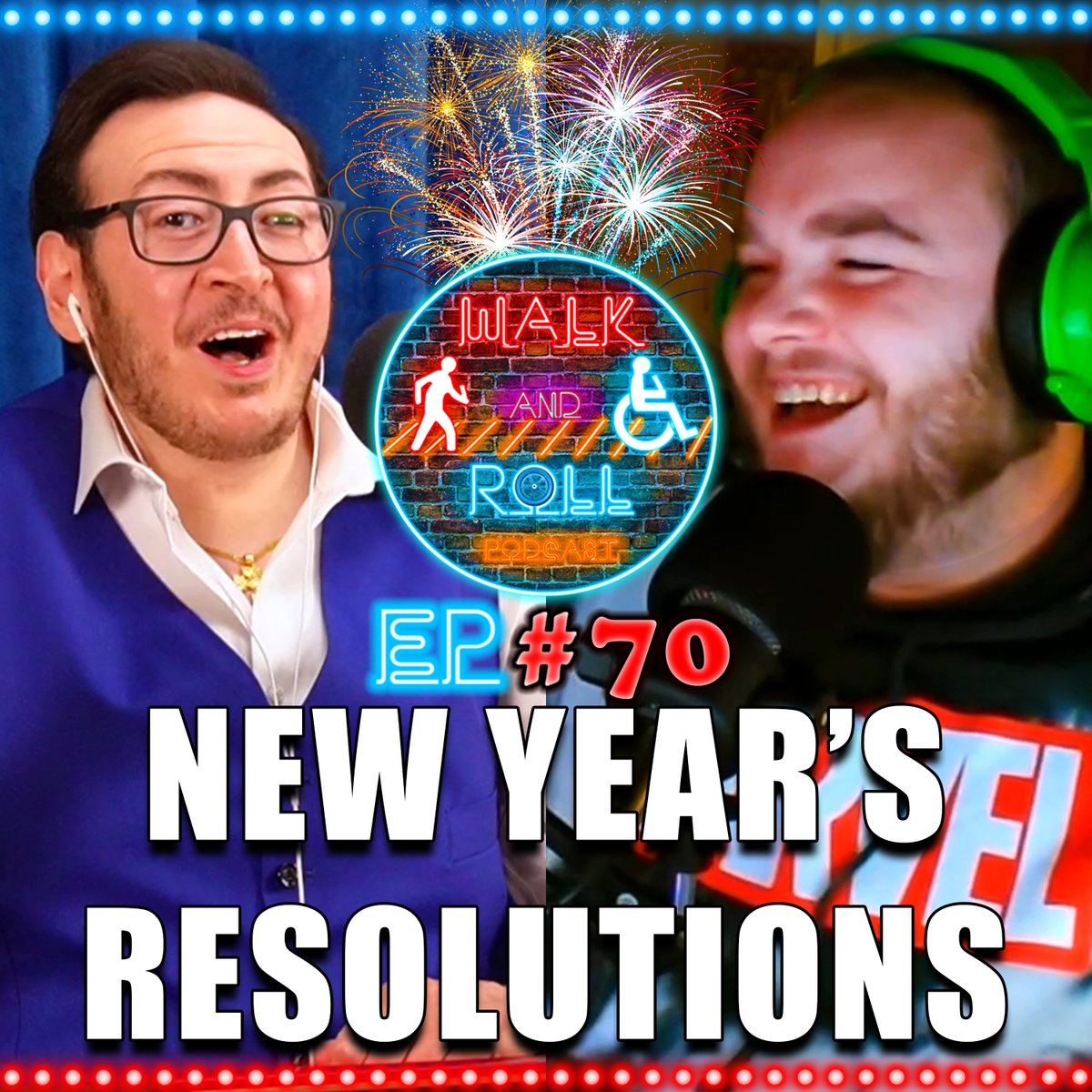 TheChairmanTV's tweet photo. New Year's Resolutions | Walk And Roll Podcast #70
Watch 👉 https://t.co/5V2wFPtD8X
Happy New Year! This podcast we discuss our new year's resolutions, Michael tells the story about his heart stopping, doing random acts of kindness and spreading love
#podcast #comedy #walkandroll https://t.co/LDAPk5RNF9