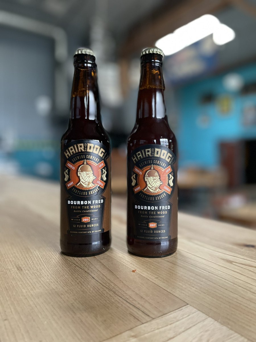 A few new additions to the web store, two years of Bourbon Fred #vintage #al hairofthedog #bottles #oregon #❤️ #fred #original