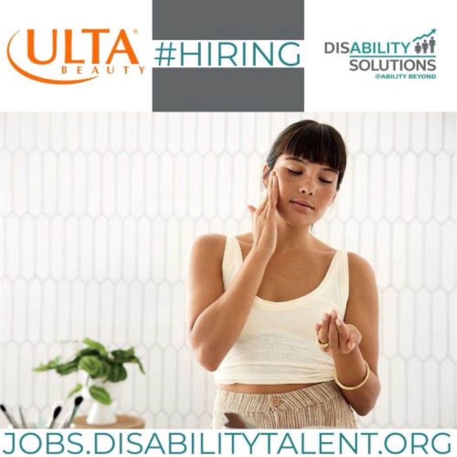 Apply to jobs with @ultabeauty on the Disability Solutions' Career Center by clicking here by clicking here - https://t.co/gxaW9z8p0p
#hiring #applynow @DSTalentatWork @ultabeautyjobs https://t.co/sm86ChLxNC