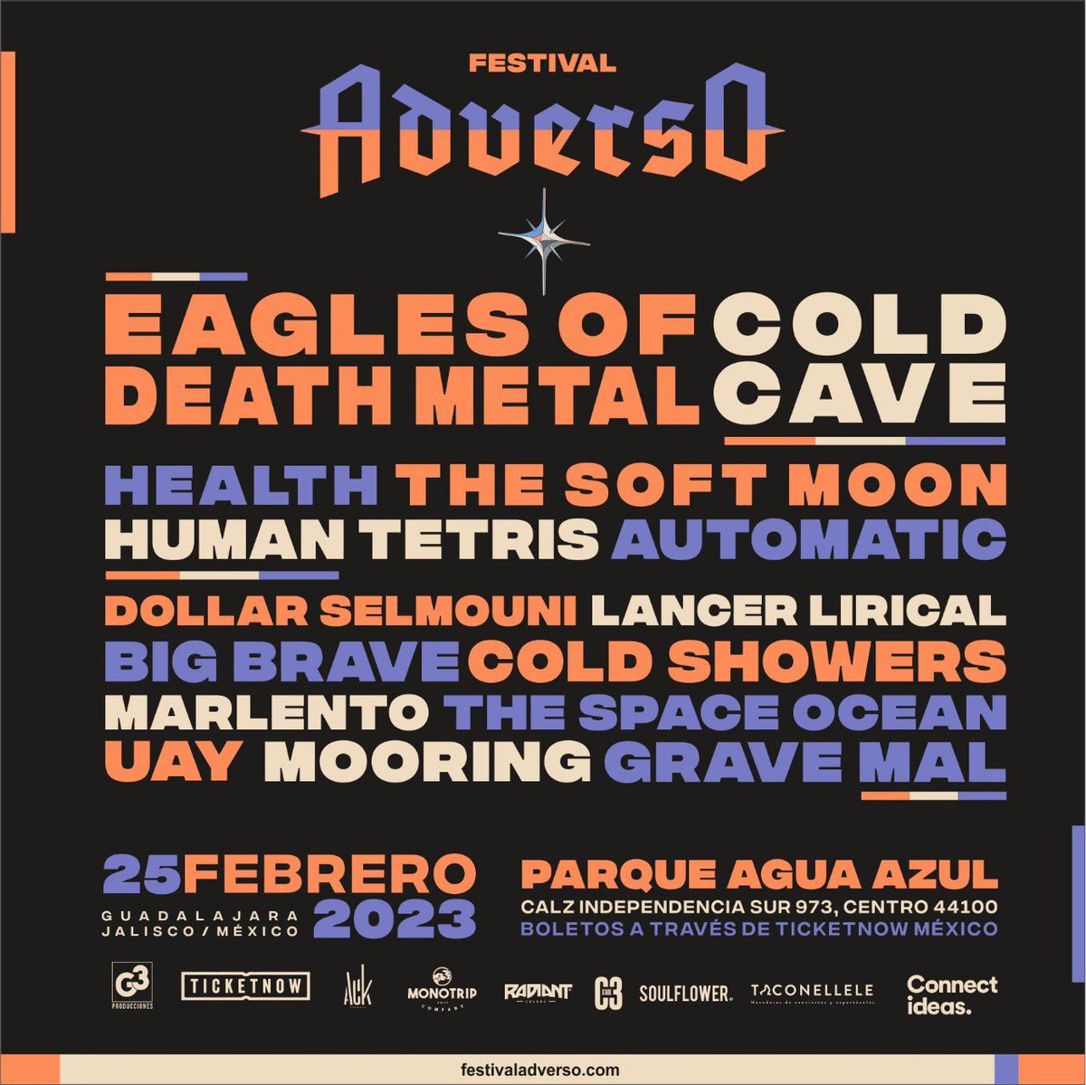 FESTIVAL ADVERSO GUADALAJARA, 2/25

Ticket link in bio.