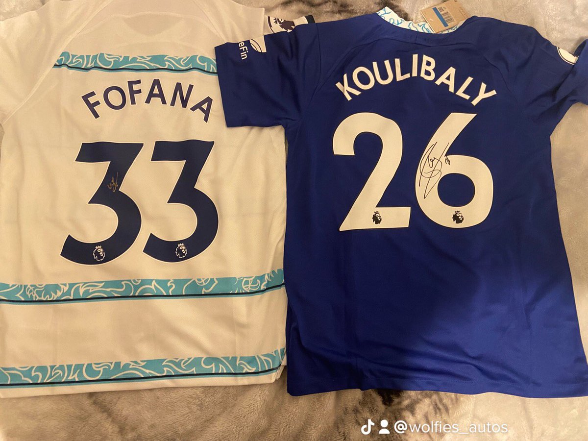 SS_Signatures's tweet photo. Koulibaly and Fofana signed shirts also in stock now!

Photo proof and a certificate of authenticity included.

Message if interested. Only one of each player left! https://t.co/Pey091Mitr