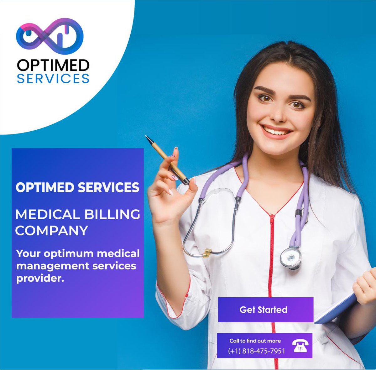 OptimedServices's tweet photo. Optimedservices is a leading medical billing company in the United States

#Optimedservices #healthcare #medical  #medicalbillingandcoding #icd10 #cpt #credentialing #healthcareproviders #medicare #medicaid #humanresourcesmanagement #practicemanagement #ehr #hospital #clinic https://t.co/4uV0LTyST9