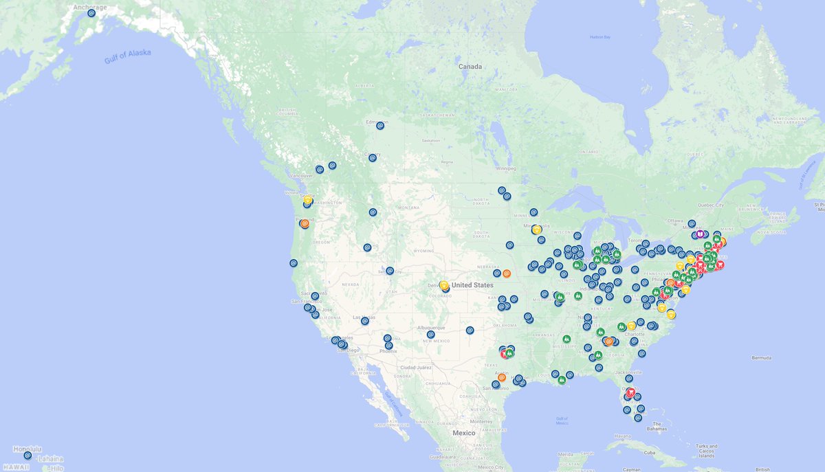 Have you checked my upcoming appearance schedule?

Maybe I'll be visiting a town near you? joshfunkbooks.com/schedule--appe…
 
(note: the map below is places I've *been* and the blue dots are virtual visits. And yes, I've visited all 50 states EXCEPT Wyoming...)