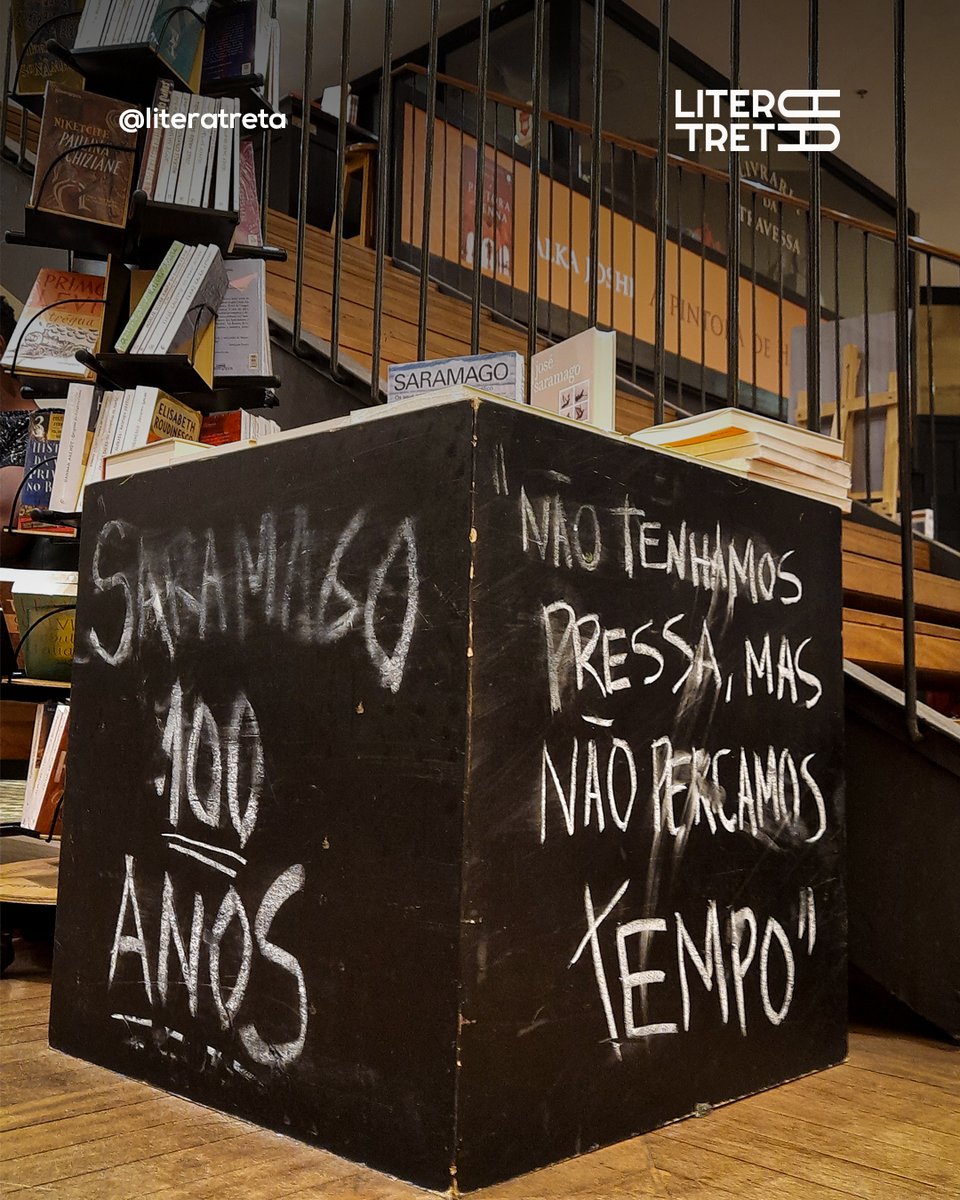 literatreta's tweet photo. Uma reflexão sobre ação e paciência.

#literatreta #literatura #josesaramago #saramago #livraria #livrariadatravessa https://t.co/2H2JYX0AYY