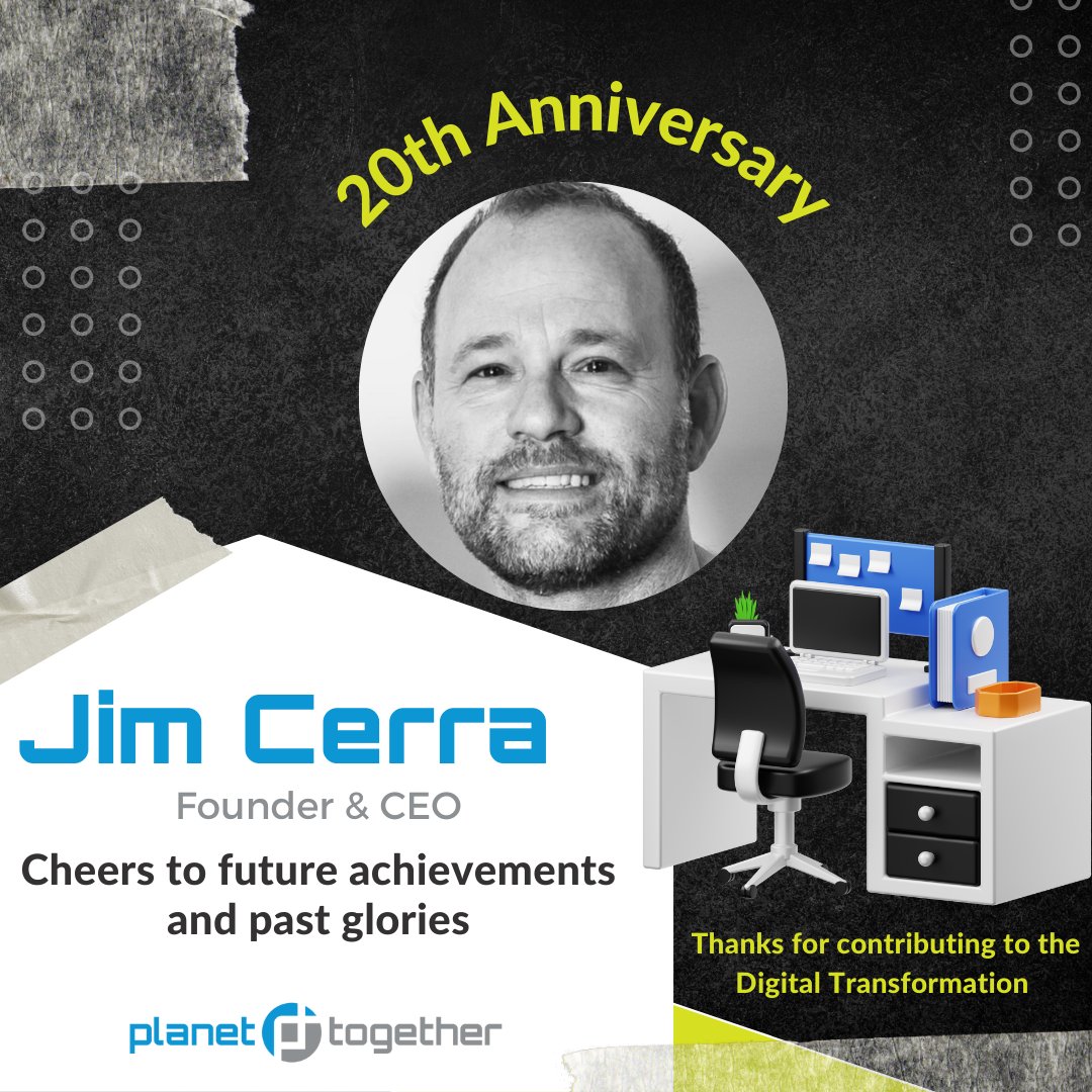 PlanetTogether's tweet photo. Congratulations Jim Cerra, PlanetTogether CEO🎉Many thanks for making an impact in the Supply Chain world!
💻Request a demo: https://t.co/uxkG1zElfQ

#SupplyChain #DigitalTransformation #Manufacturing #I40 #Engineering #ERP #APS #AdvancedPlanningandScheduling #Scheduling https://t.co/SzCb5yMbAh