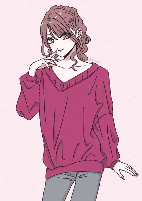 息抜きと練習を兼ねたらくがき 絵、たのしい 