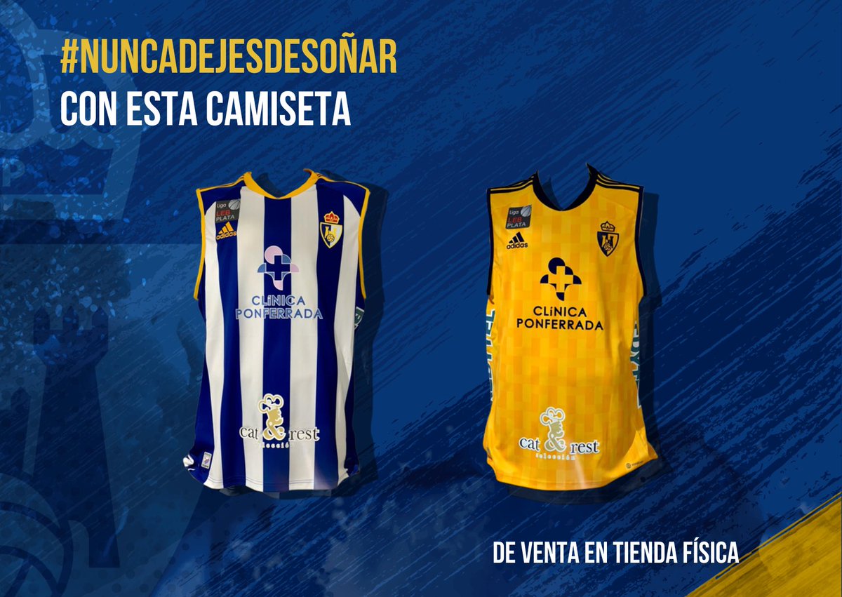 🏀 La camiseta de tu equipo favorito, ya disponible en la tienda física de la <a href="/SDP_1922/">SD Ponferradina SAD</a>.

🎁 ¡HAZTE CON LA TUYA y luce los colores del Clínica Ponferrada SDP!

#NuncaDejesDeSoñar #SomosSDP