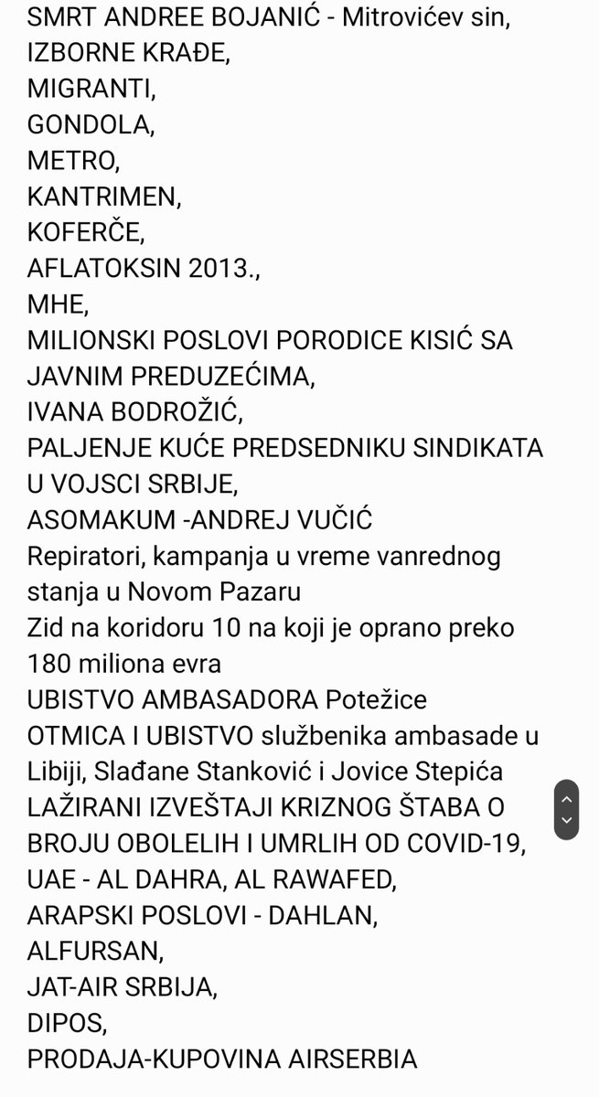 @Milos69596643 @vukasinstanoje1 Napravio sam i ja svojevremeno listu koja je malo duža od ove, pa bi Vukašin ako želi i kada nađe vremena mogao i njih da istraži i opiše kao i sve ove gore pomenute.