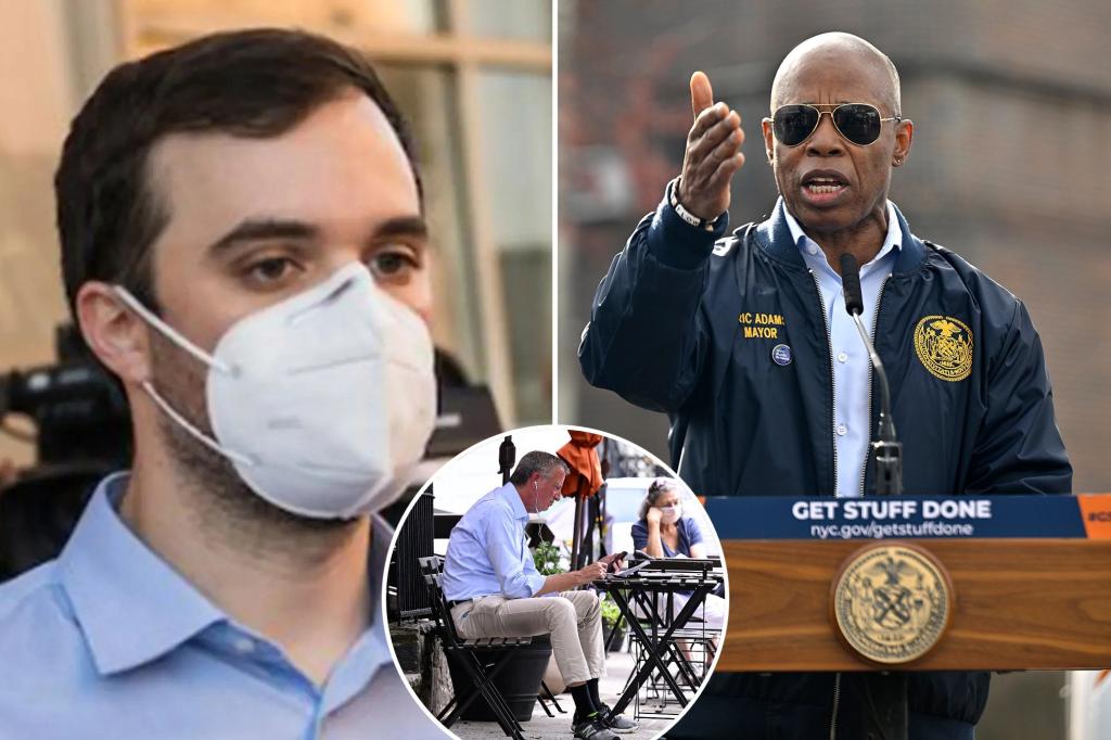 Eric Adams puts ex-mayor Bill de Blasio, his team on blast for leaving NYC in 'total disarray' trib.al/LWc6h3F