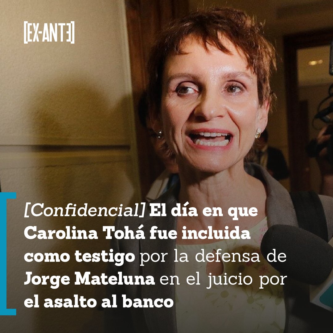 exantecl's tweet photo. La entonces alcaldesa de Santiago fue uno de los testigos incluidos por la defensa del ex frentista en el juicio por el asalto al banco Santander de Pudahuel en 2013, por el que fue indultado la semana pasada ➟ https://t.co/Zf09dbak8F https://t.co/bLQgEGjocj