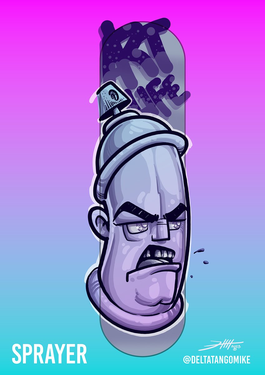 deltatangomike's tweet image. &quot;Sprayer&quot;
#MONDAYSKETCHES drawing on @Surface Studio w @SketchableApp 

Art Tool Gang! 
behance.net/gallery/160511…  

#DigitalPencils #SketchablePLUS #ArtLifeAllDay #DTM #iLikeToDraw #ArtTools #Skatedeck #DrawWithSketchablePLUS #CreatedwithSurface #Sketchable
