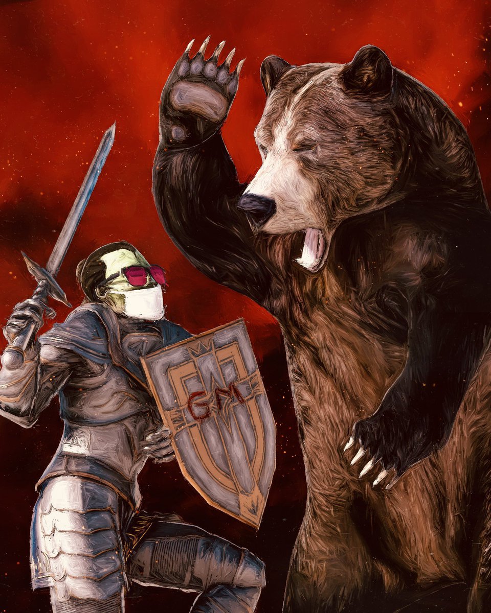 if you don’t battle the bear, you don’t deserve to ride the bull ⚡️