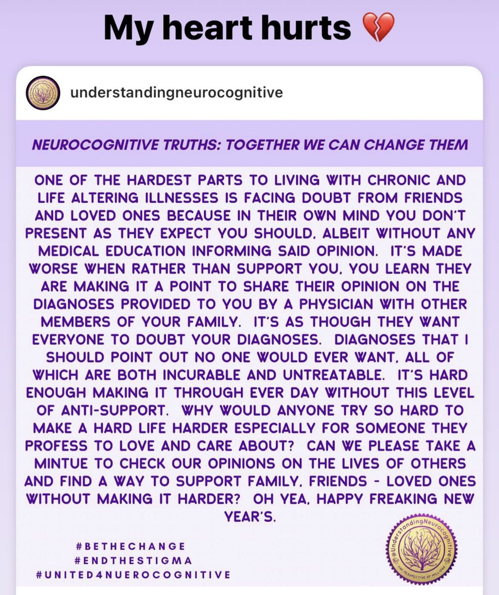 UnderstandNCD's tweet photo. #neurocognitivedisorders
#earlyonsetdementia #dementiacaregivers
#frontotemporaldementia #lewybodydementia #bethechange #philanthropy #alzheimers #youngonsetdementia #lgbtdementia #united4neurocognitive #movehumanityforward #endthestigma #centerforhumancognition https://t.co/0VcvHjpskX