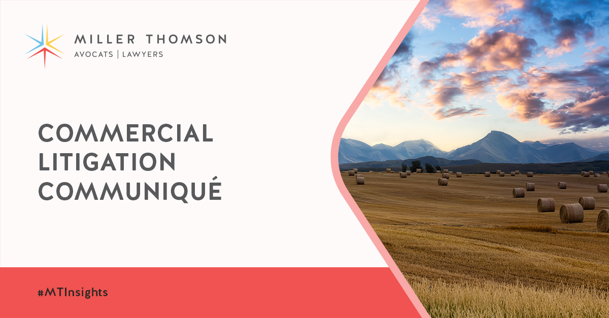 Can arbitration agreements be used to resolve court-ordered receivership proceedings? This recent Supreme Court of Canada decision clarifies whether a valid agreement is appropriate to resolve receivership proceedings:   ow.ly/MHji50MhmpU

#MTInsights #MTLitigation