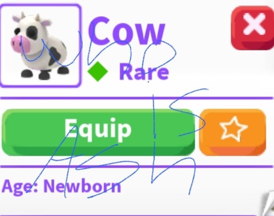 °• Adopt Me Giveaway! •°

One lucky person will win their very.own COW!!

RULES.
• Like 👍 
• Follow <a href="/WHOlSASH/">Ash|| Hello! That was a stop sign! ||801 tas tiger</a> 🫂
• Retweet 🔃
• Comment your favorite song 🎵 

That's it! Extras are in thread. Good luck!!