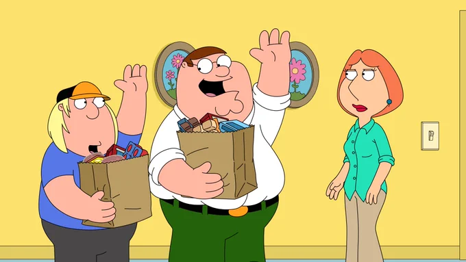 same episode, the linework's all over the place 