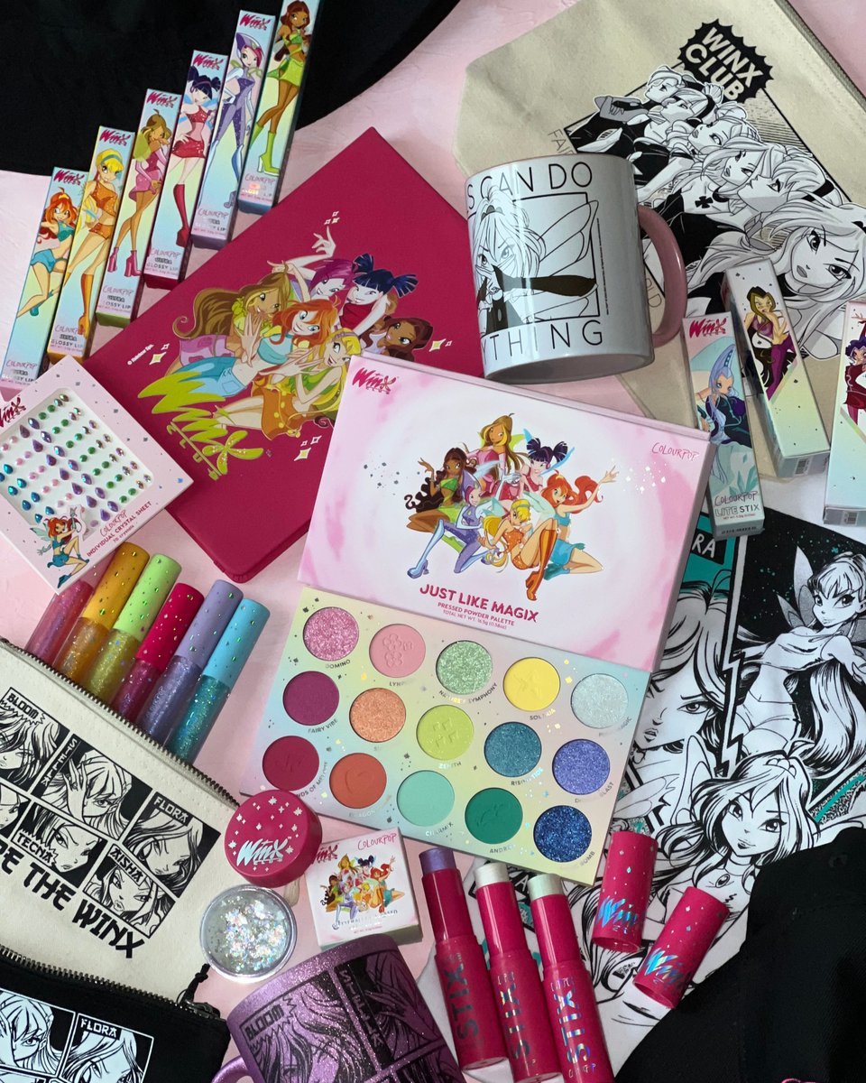ColourPop Cosmetics (@colourpopco) on Twitter photo #GIVEAWAY 🌟For all the fairies out there! 🌈💖 THREE lucky winners will receive the FULL Winx Club x ColourPop Collection AND a $100 gift card to winxclubshop.com!! 💫
HOW TO ENTER:
1. Follow <a href="/ColourPopCo/">ColourPop Cosmetics</a>
2. Like & RT
3. Reply w/ 🧚
#winxclubxcolourpop #winxclub #GIVEAWAY 🌟For all the fairies out there! 🌈💖 THREE lucky winners will receive the FULL Winx Club x ColourPop Collection AND a $100 gift card to winxclubshop.com!! 💫
HOW TO ENTER:
1. Follow <a href="/ColourPopCo/">ColourPop Cosmetics</a>
2. Like & RT
3. Reply w/ 🧚
#winxclubxcolourpop #winxclub