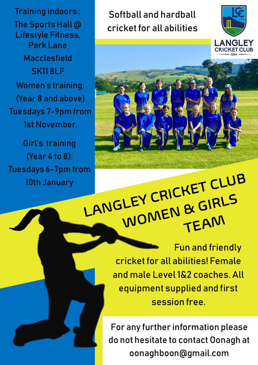 Girls and womens training starts again next Tuesday 10th January.
Please get in touch if you want to give it a try!