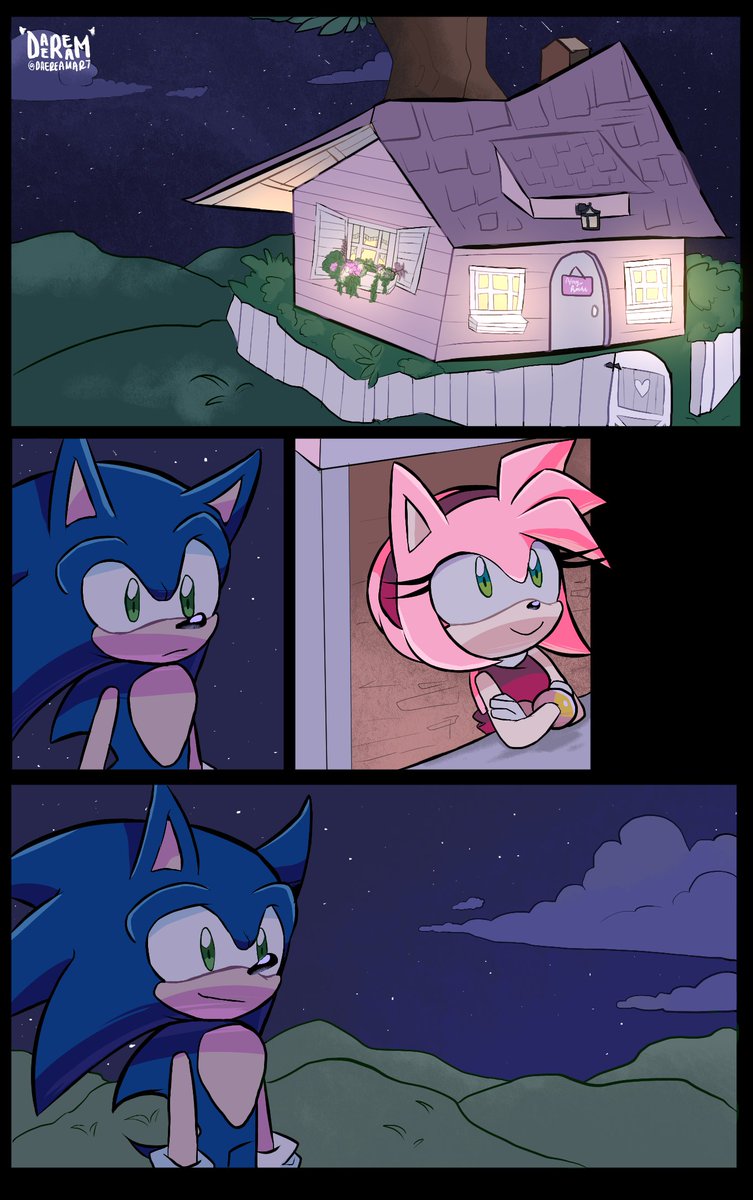 Daeream on X: First Part of my Sonamy Comic, 2k Special! There a more  pages left, but i will post the other parts laterThank you so much again  for the support! #SonAmy #