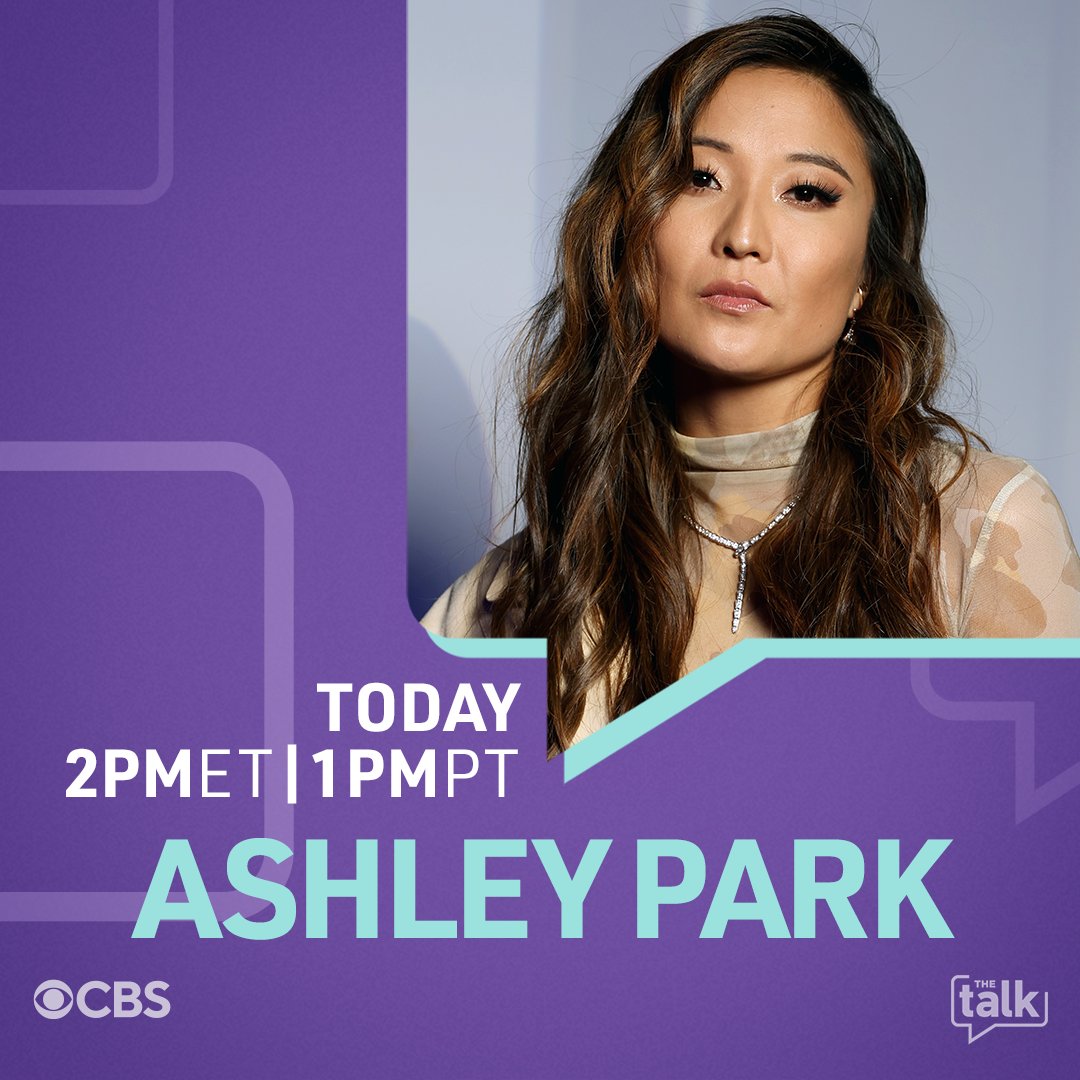 From Paris to our studio, @ashleyparklady is joining us today 🎤