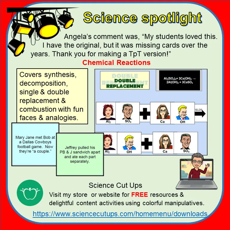 cut_ups's tweet photo. Today's #scienceactivity 🔬👩🏻‍🔬  Spotlight 🔦 - Chemical Reactions

Check it out &amp; more at https://t.co/67Baq5EJLq.

#scienceteacher #scienceteaching #scienceactivities #sciencestations #sciencegames #sciencecenters #handsonscience #texasscienceteacher #iteachscience https://t.co/9oacXMlwgV