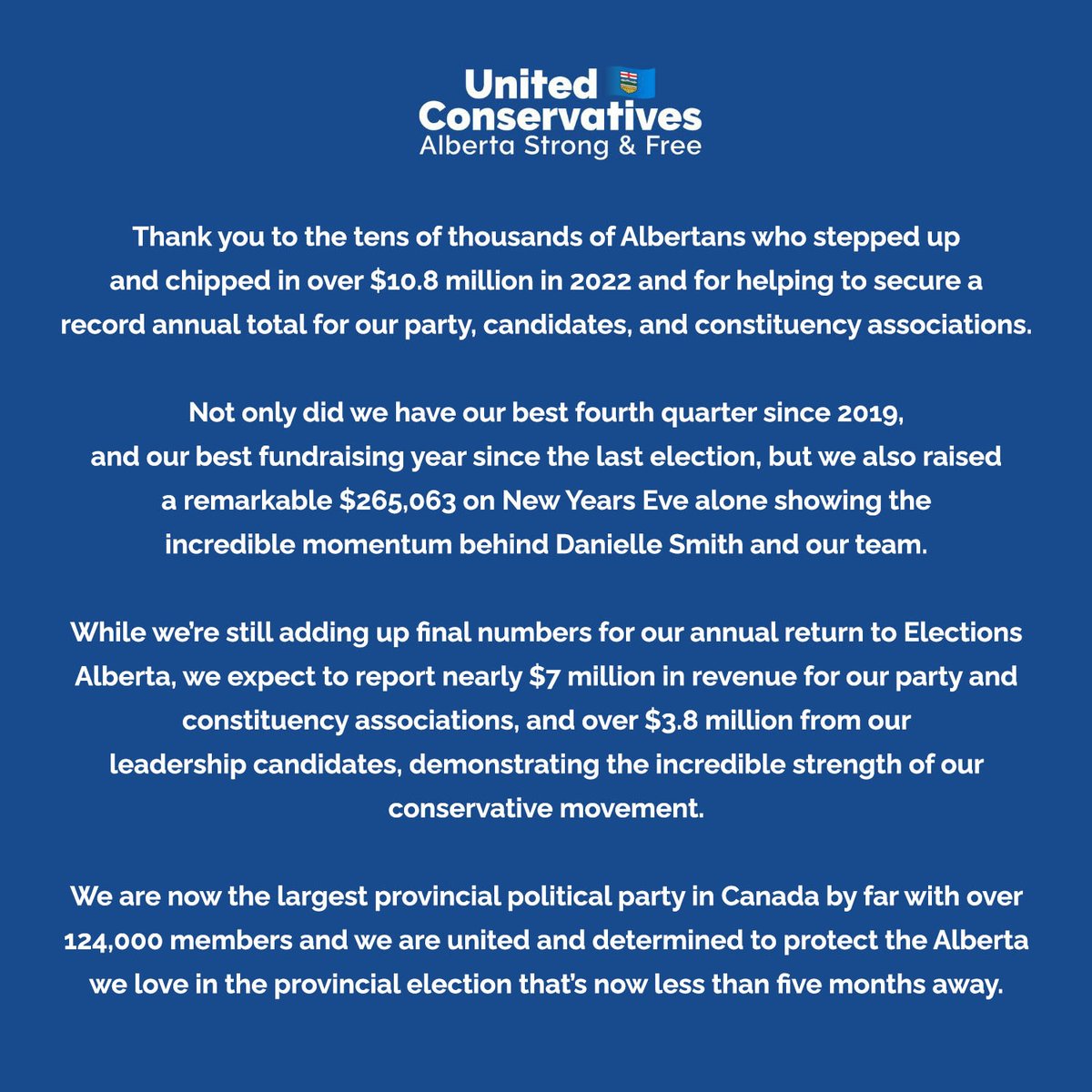 We had a record breaking year thanks to our incredible supporters who have put us on the path to victory in 2023.

Thank you so much for your generous support! #ableg