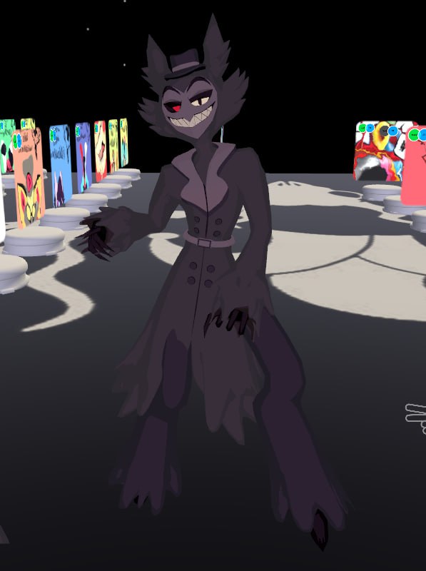 Radiofizzarolli's tweet photo. Travis is LIVE! Find him in my temp world! He has physbones l, expressions, go loco and a toggle for his coat and hat
You're welcome Angel dust simps 😘😂
#HazbinHotel #HelluvaBoss #HazbinHotelTravis #VRChat https://t.co/7iNfgmSYz1