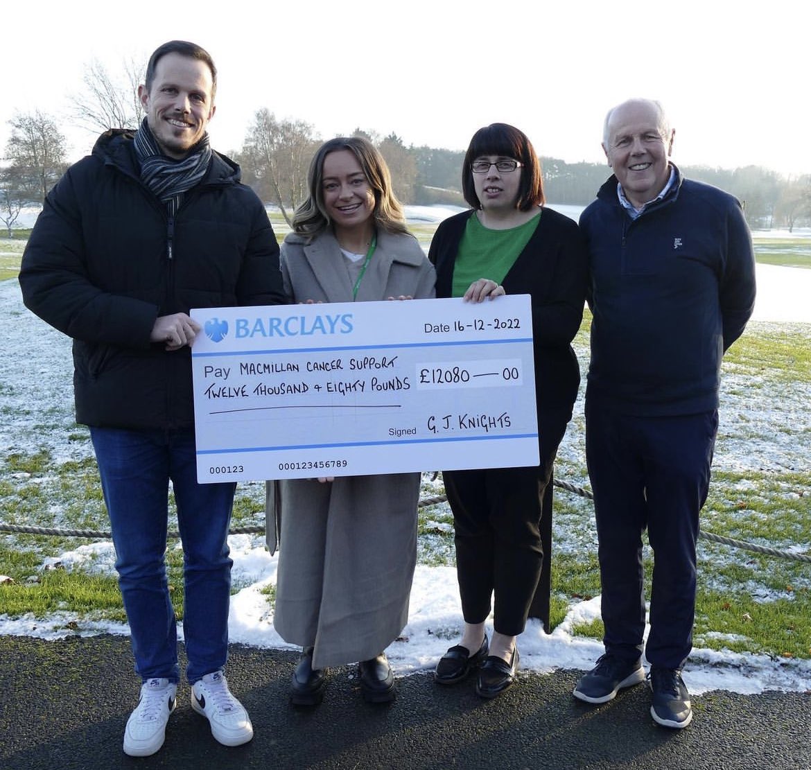 We was privileged to have been invited to the presentation of the funds raised from 2022 @MacmillanEast Golf Day at @barnhambroom This adds to the total Graham Knights & his team since 1999 to a whopping £262,000 #charitygolfday #sponsorship #communitymatters #mortgages