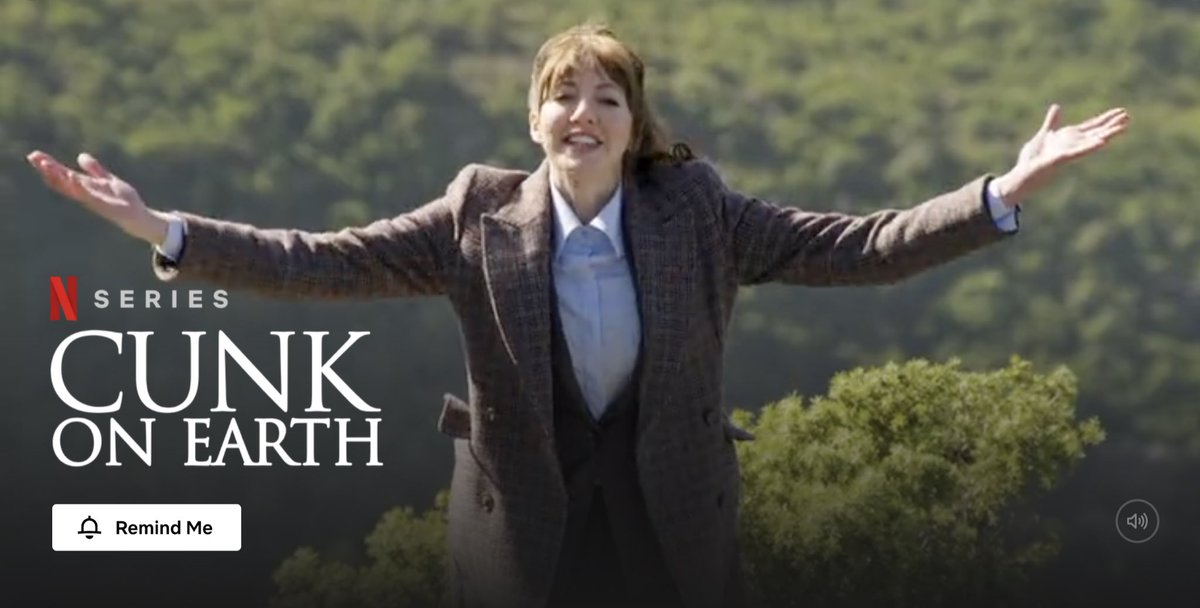 charltonbrooker's tweet photo. Finally, viewers outside the UK can enjoy / endure CUNK ON EARTH when it arrives on Netflix on 31st Jan https://t.co/rxP1psV5Z0 https://t.co/9lfVbEWggU