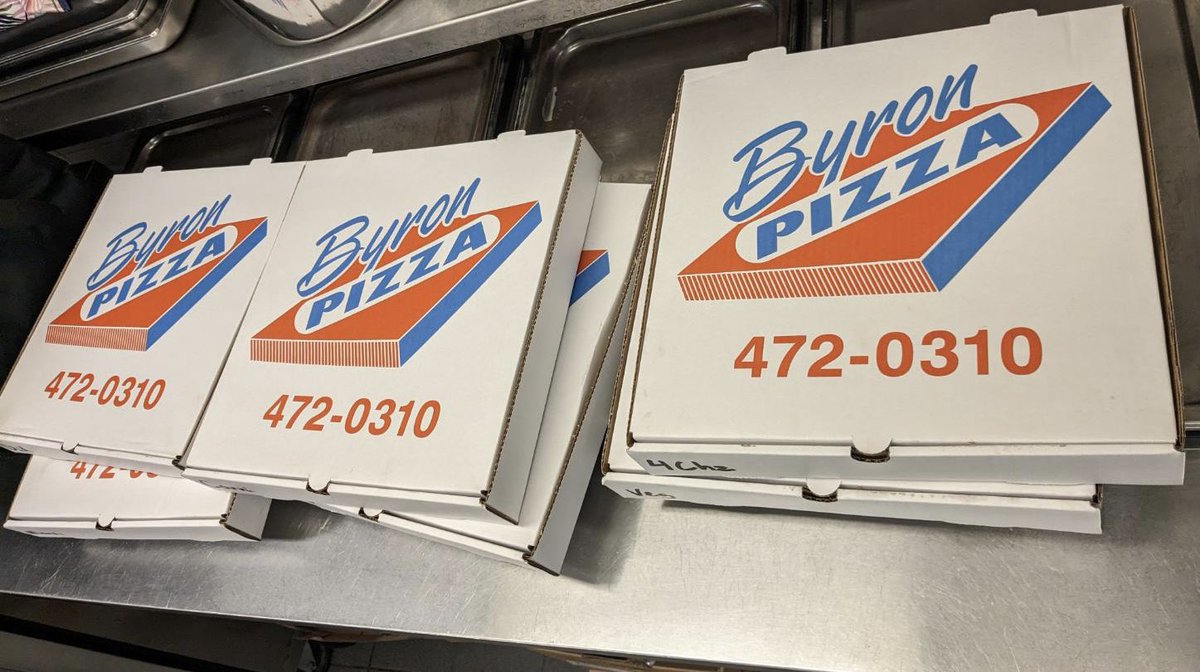 Welcoming <a href="/NPaparellaCTV/">Nick Paparella</a>, Evelyn, Julian, Marion, Sasha &amp; Courtney made our day today. Kevin and his incredible team at <a href="/ByronPizza/">Byron Pizza</a> received rave reviews from the women who were wowed by so much choice. Thank you so much! #ldnont <a href="/cmha_tv/">CMHA TVAMHS</a> <a href="/CTVLondon/">CTV London</a>