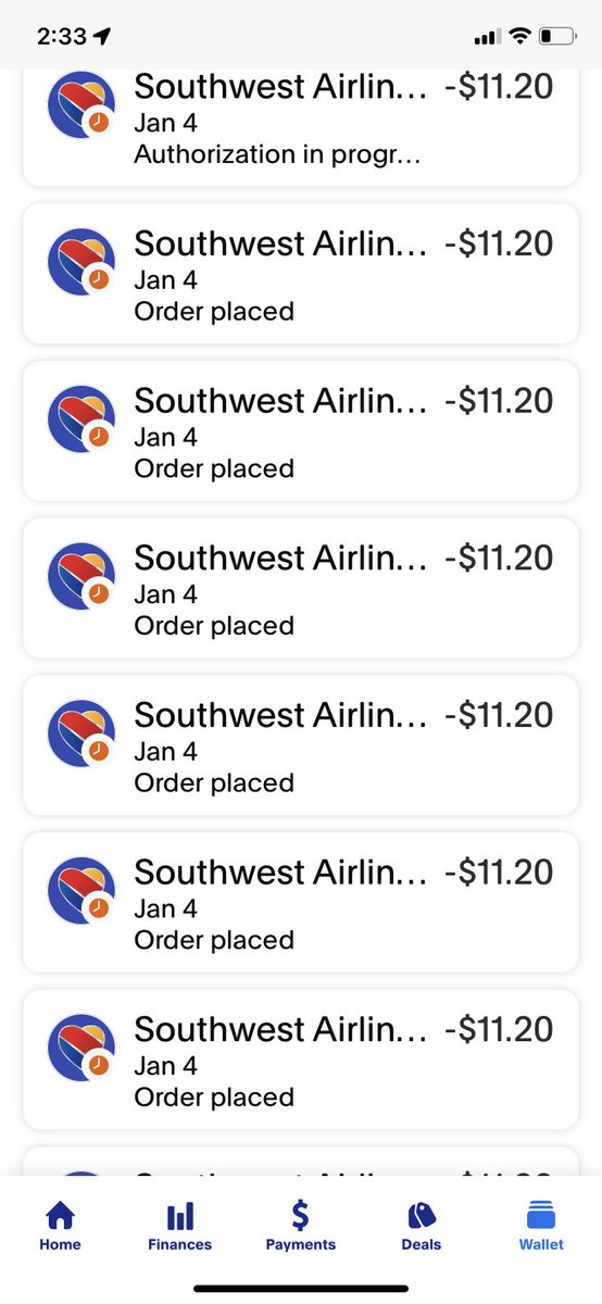 tashaelisabeth's tweet photo. @SouthwestAir @eupatterson Yo @SouthwestAir I got 10 pending charges for my companion pass because of your error! https://t.co/WpABHWtLPA
