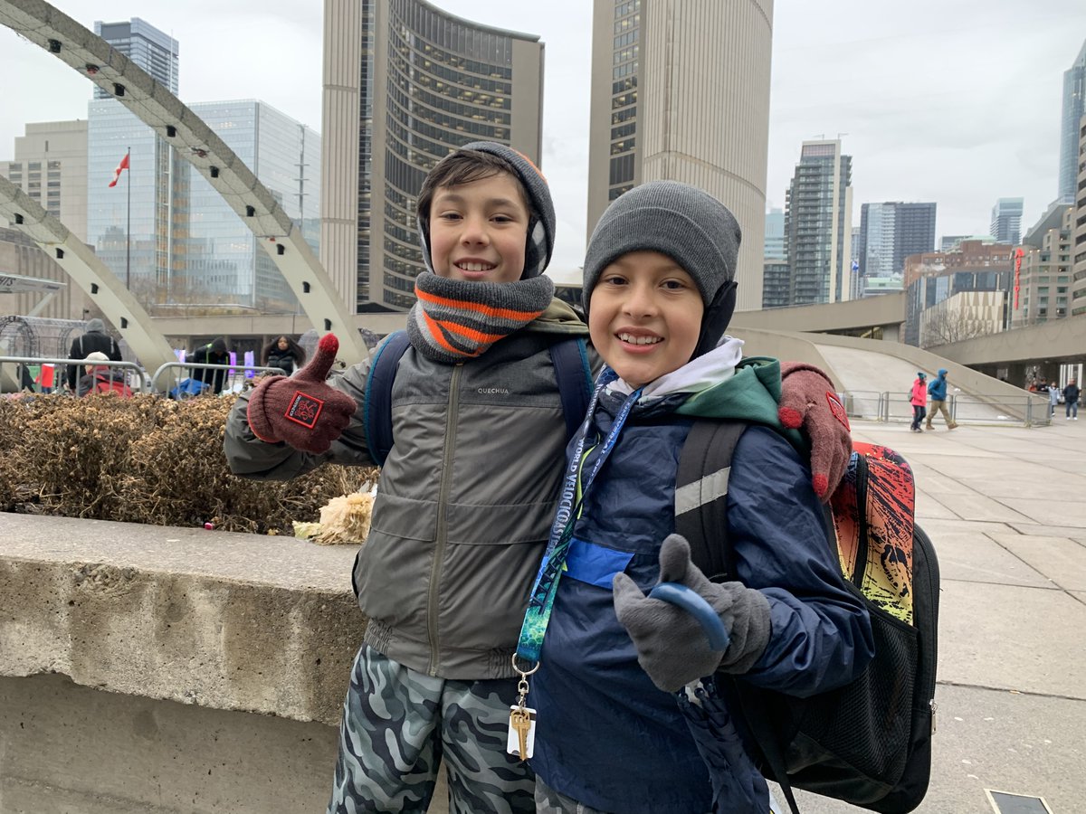 Our reporter @HaydnWatters spoke to kids about their wishes for 2023. He ran into brothers Martin and Juan Becerra, who hope to go to Richmond Hill this year 'to see the landscape.' 'It’s so good,' says Martin. 'You see all the houses are big, super big and really cool.”