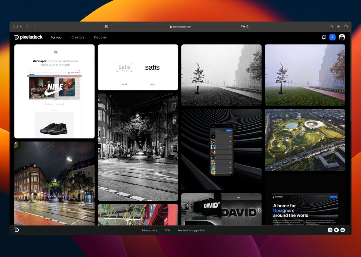 leoadukwu's tweet image. I built @pixelsdeck as an alternative to behance, dribbble. It is more than just a platform to showcase work; it is a supportive &amp;amp; inclusive community for creators to connect, work together, find motivation, learn, share ideas, &amp;amp; receive feedback. Join now pixeldeck.com