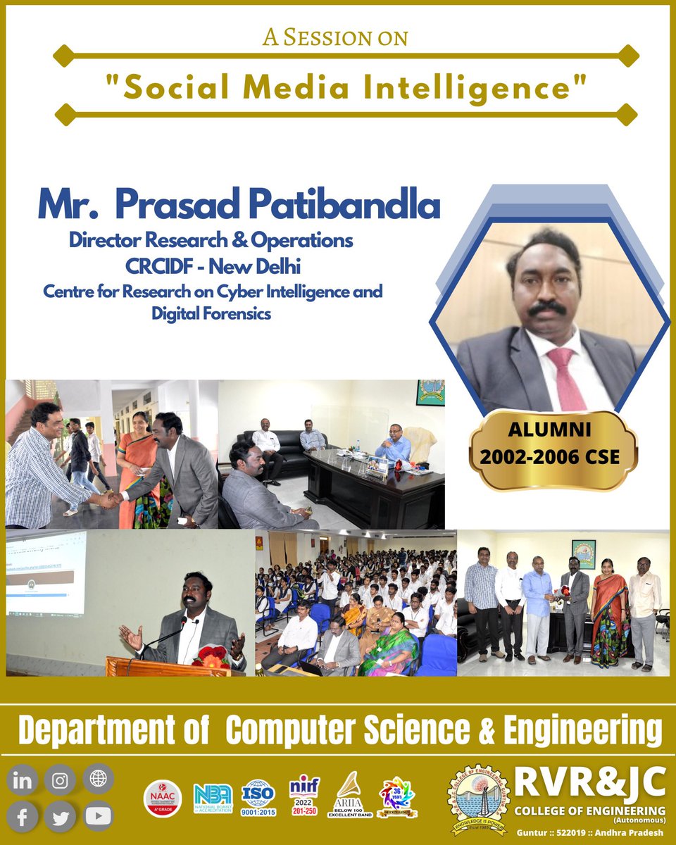 RVR AND JC COLLEGE OF ENGG tweet media