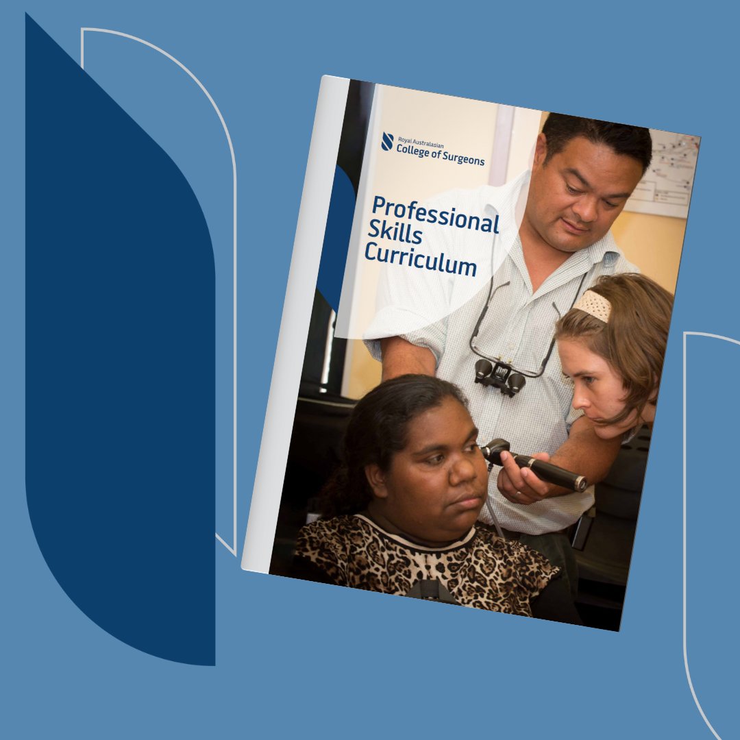 RACSurgeons's tweet photo. The RACS Professional Skills Curriculum is now available!

The RACS PSC is aligned to behavioural markers that RACS has defined for Fellows in the RACS Surgical Competence and Performance Guide. 

Read more and download the curriculum here: https://t.co/WZXApI5EtJ https://t.co/VgV4vd8OUB