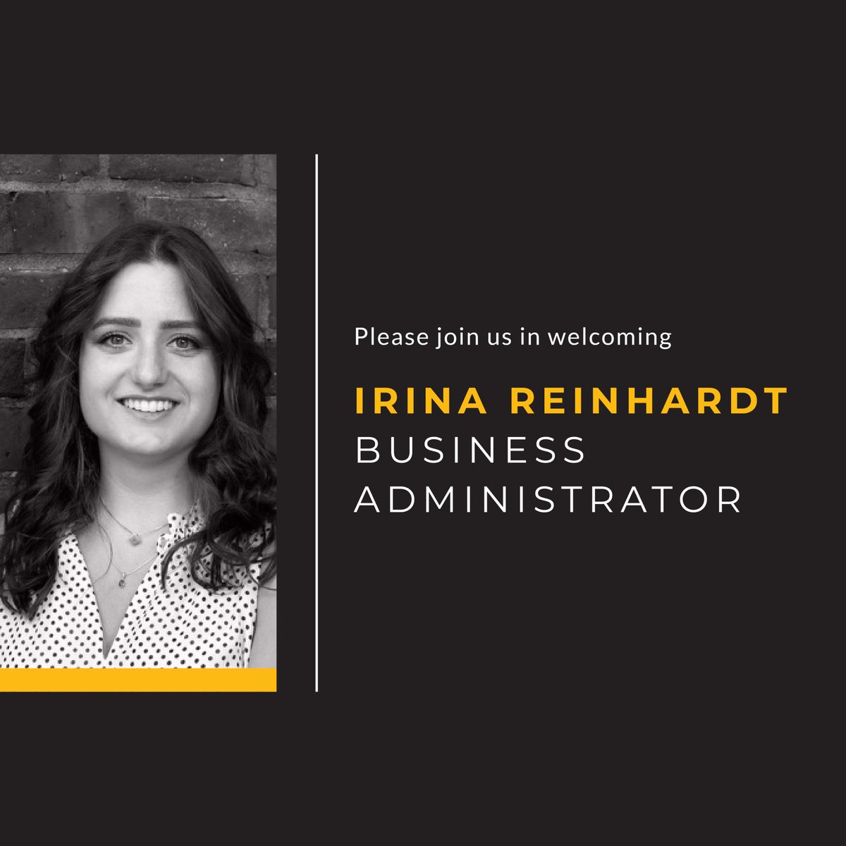 unicosolar's tweet photo. We are thrilled to welcome Irina Reinhardt to the Unico Solar team as our new Business Administrator! Irina's extensive background in administration will bring a streamlined approach to our day-to-day operations! https://t.co/hxRtMPoBKZ