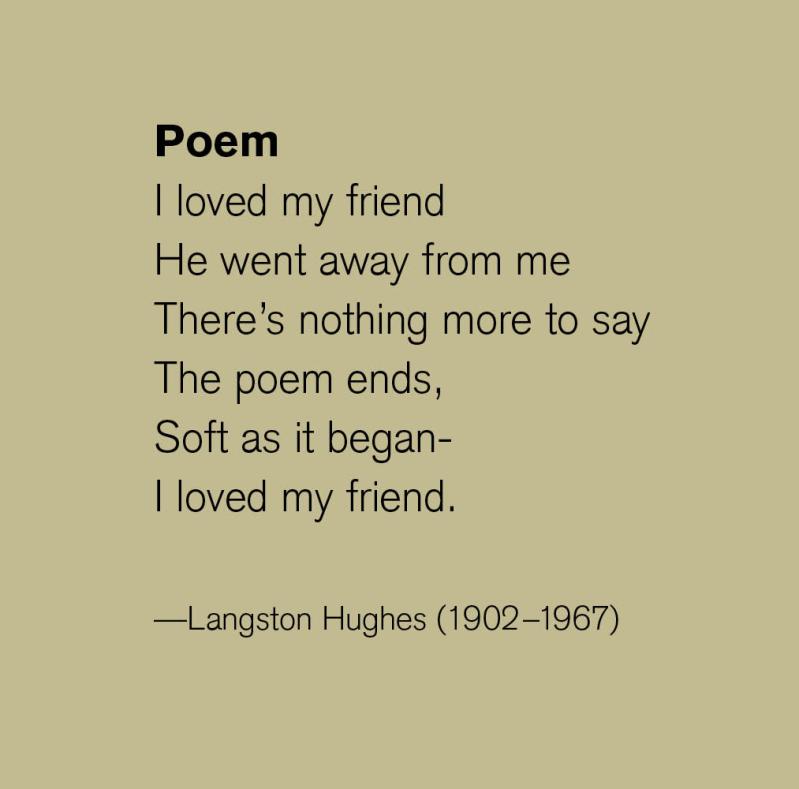 #poetry 
#LangstonHughes